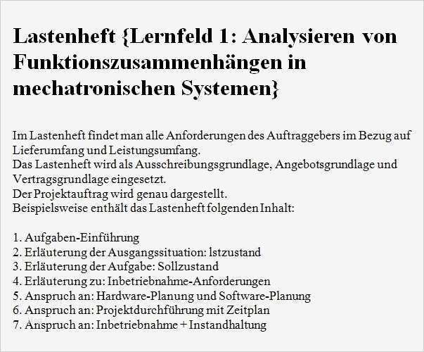 Lastenheft Vorlage Muster Erstaunlich Lexikon Leseprobe Ebook Zu Lastenheft Pflichtenheft