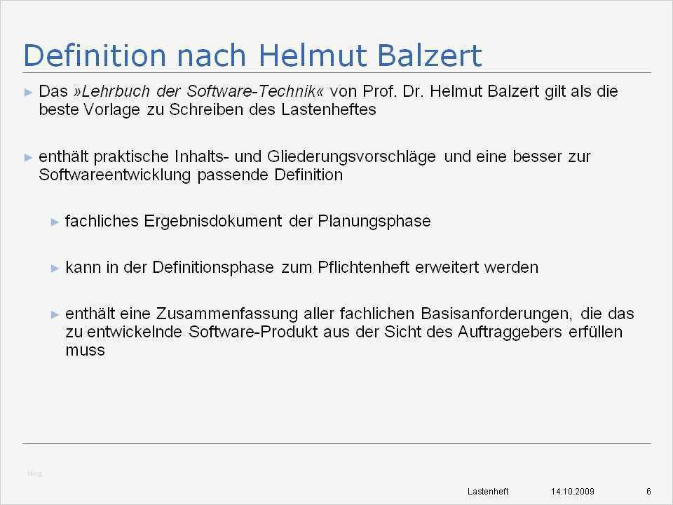 Lastenheft Vorlage Muster Genial Lastenheft Beispiel Fertiges Referat Handout