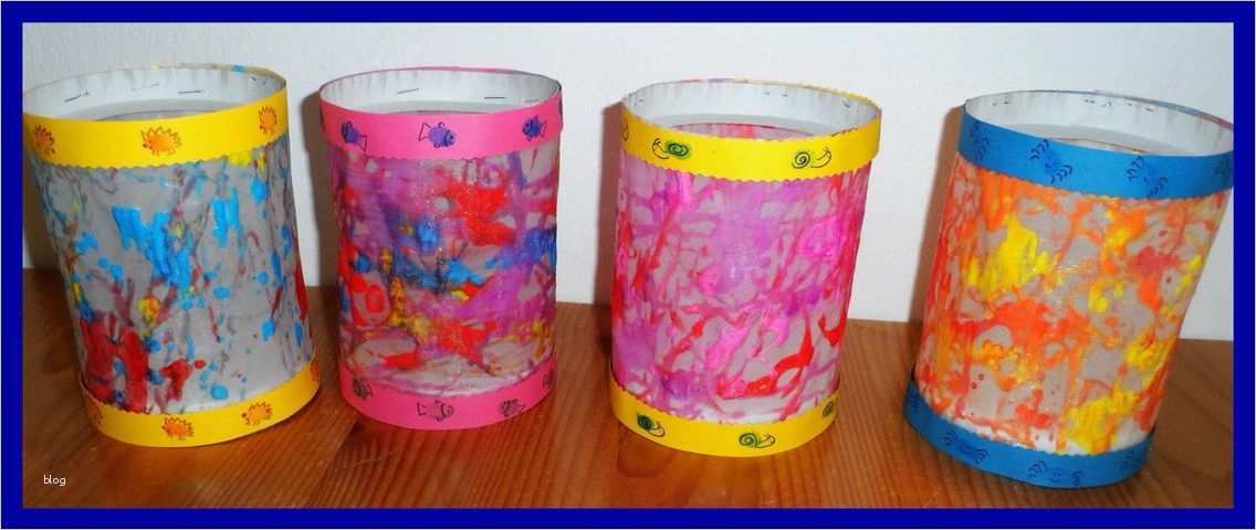 Laternen Basteln Mit Kindern Vorlagen Großartig Laterne Murmeltechnik