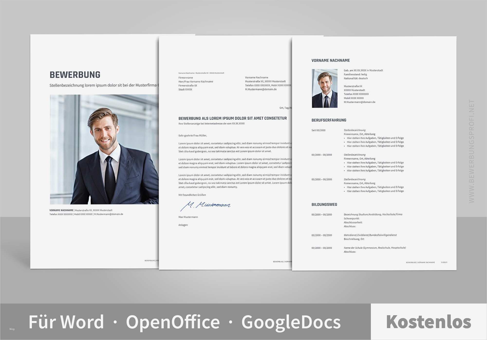 Layout Design Vorlagen Erstaunlich Bewerbung Muster & Vorlagen Bewerbungsprofi Net