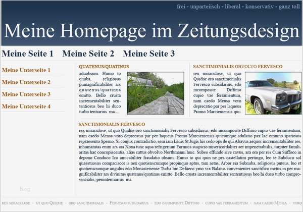 Layout Homepage Vorlagen Erstaunlich Layout Beispiele Webdesign