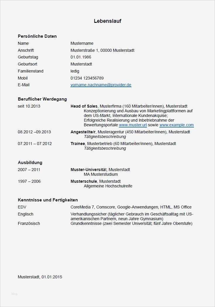 Lebenslauf Doc Vorlage Neu Pin Tabellarischer Lebenslauf Amerikanisch Vorlage Und