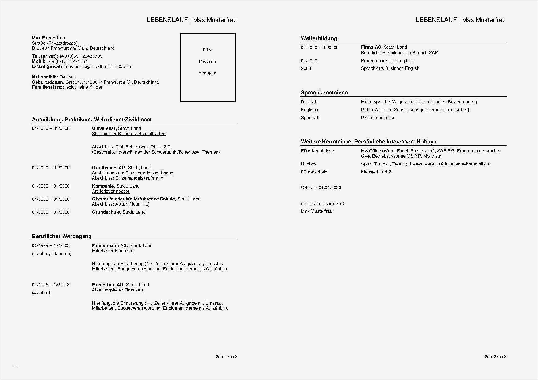 Lebenslauf Führungskraft Vorlage Genial Bewerbungsschreiben Muster Bewerbungsschreiben Young