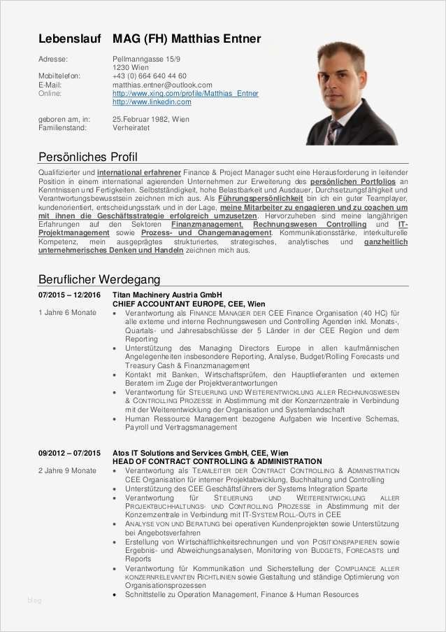 Lebenslauf Für Fachhochschule Vorlage Wunderbar Lebenslauf Matthias Entner Deutsch Jan2017