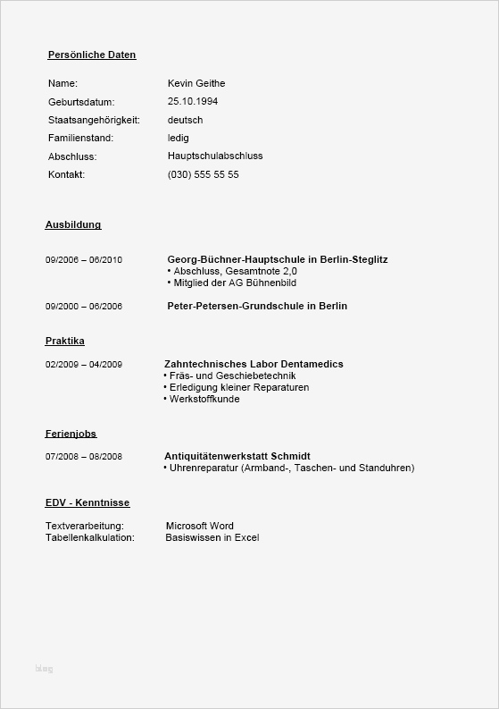 Lebenslauf Ohne Berufserfahrung Vorlage Einzigartig Bewerbungs Paket Hochschulabschluss