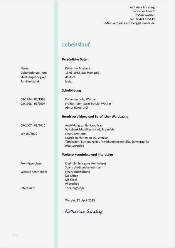 Lebenslauf Ohne Berufserfahrung Vorlage Gut Beste Lebenslauf Beispiel Hochschulabsolvent Bilder
