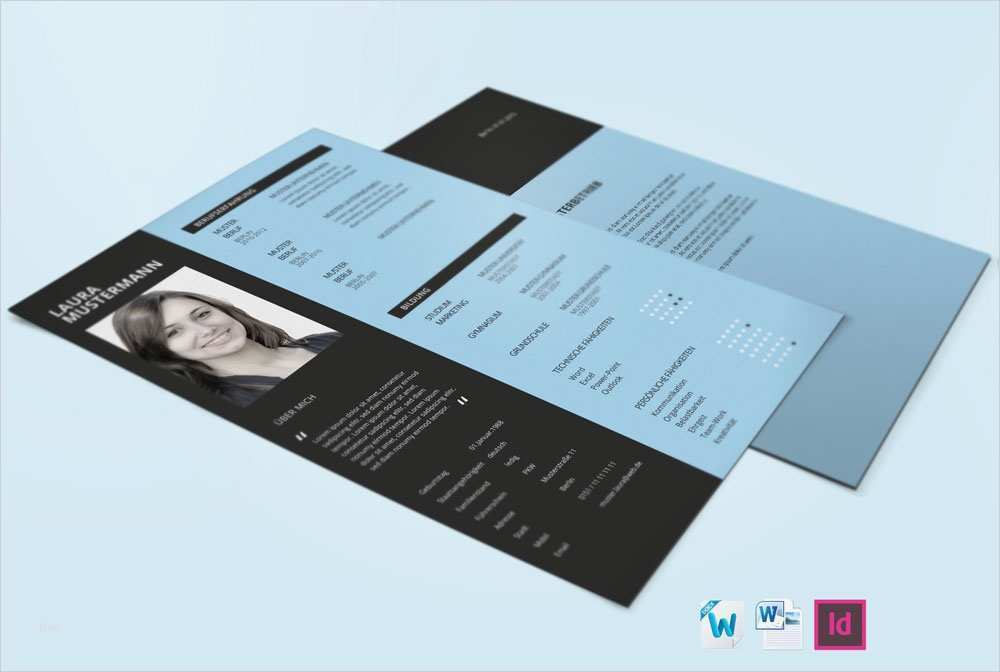 Kreative Bewerbungsvorlage & Lebenslauf Muster