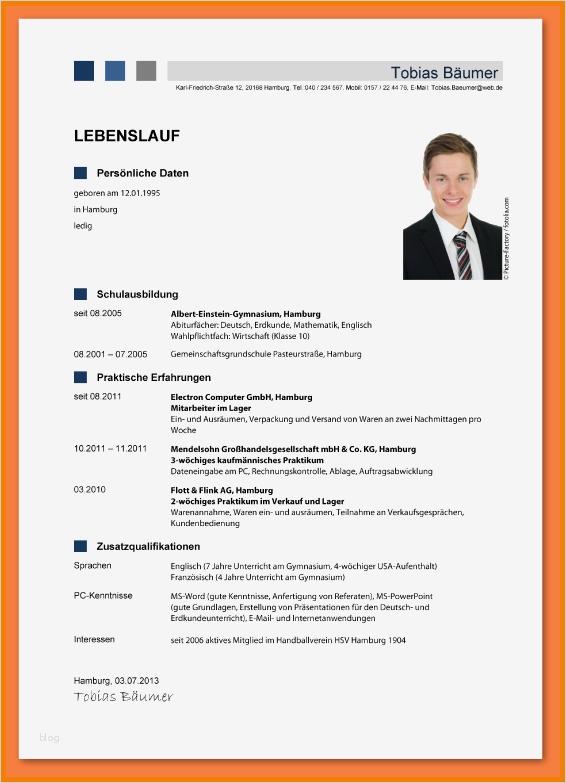 Lebenslauf Studium Vorlage Elegant 12 Lebenslauf Student Muster