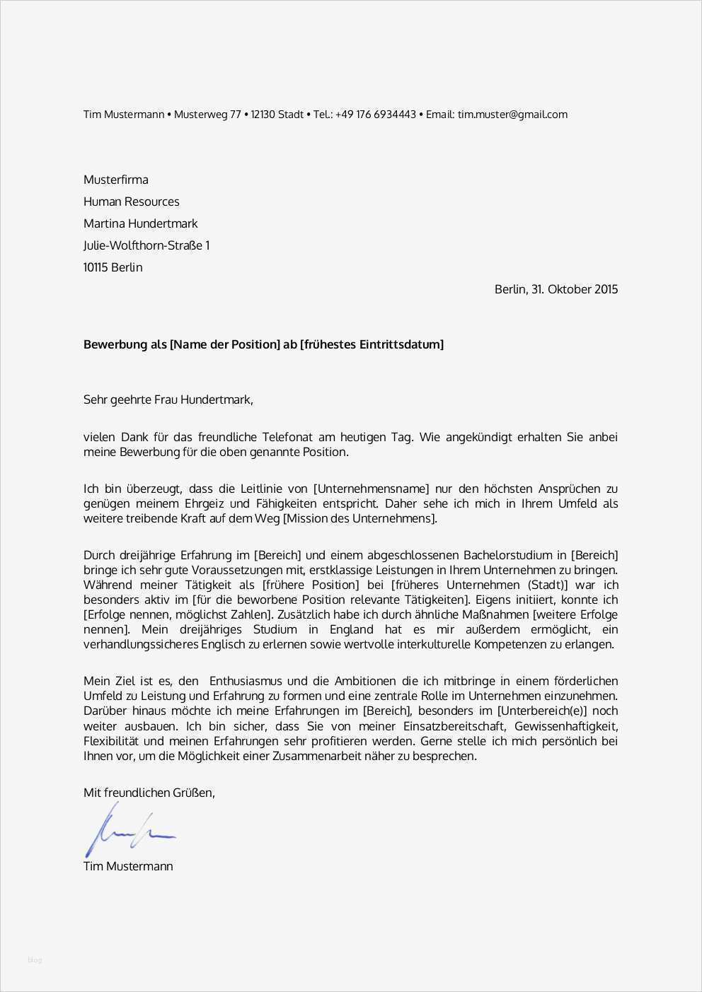 Lebenslauf Und Anschreiben Vorlage Süß Bewerbungsmuster Lehrer