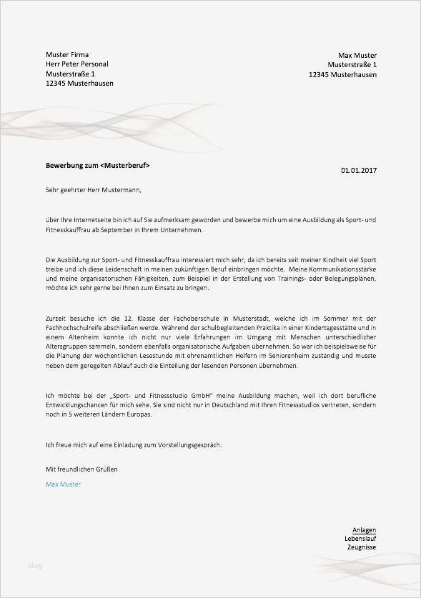 Lebenslauf Vorlage Ausbildung 2017 Bewundernswert Muster Bewerbung Vorlage 2016 4 Meinebewerbung