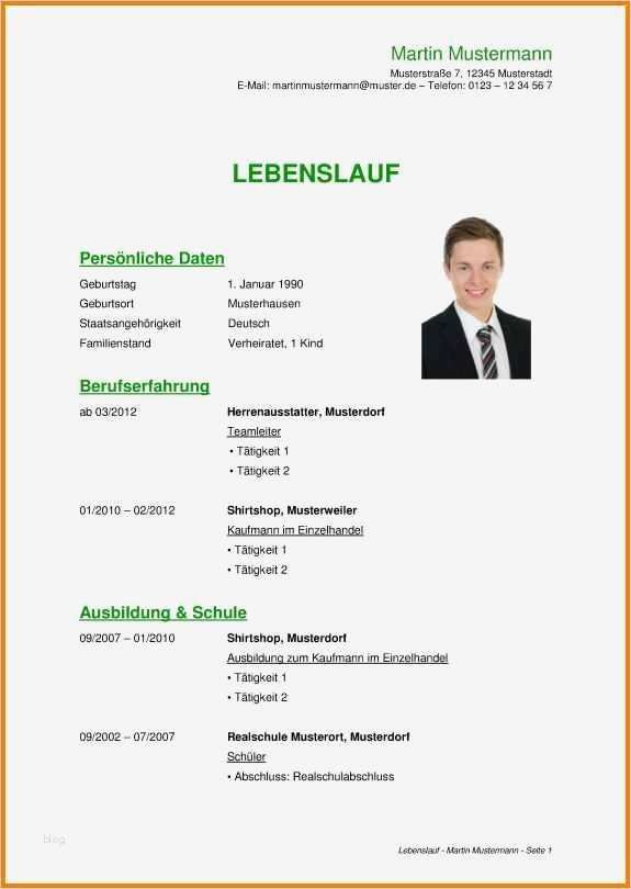 Lebenslauf Vorlage Ausbildung 2017 Süß 5 Lebenslauf Vorlage 2017