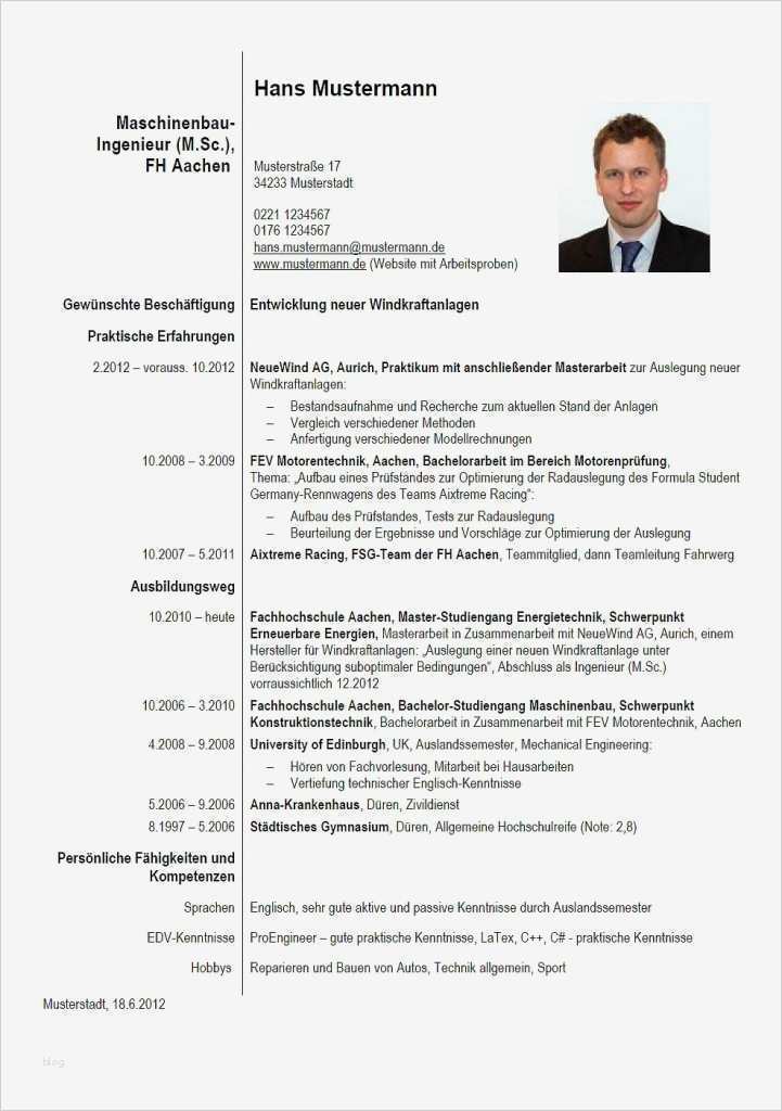 Lebenslauf Vorlage Deutschland Angenehm Muster Lebenslauf Word Muster Lebenslauf Bwl