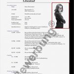 Lebenslauf Vorlage Deutschland Cool Muster Für Den Lebenslauf Zur I Bewerbung