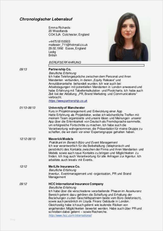 Lebenslauf Vorlage Deutschland Großartig Lebenslauf Auf Deutsch 2015