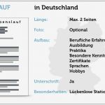 Lebenslauf Vorlage Deutschland Hübsch Lebenslauf Checklisten International Bewerben