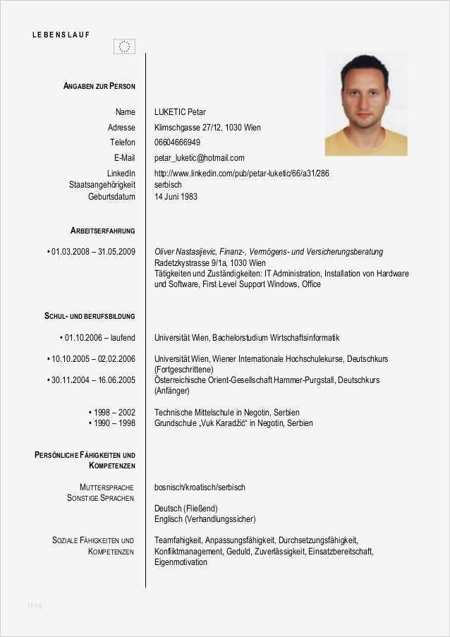Lebenslauf Vorlage Für Deutsche Staatsbürgerschaft Großartig Cv Petar Luketic