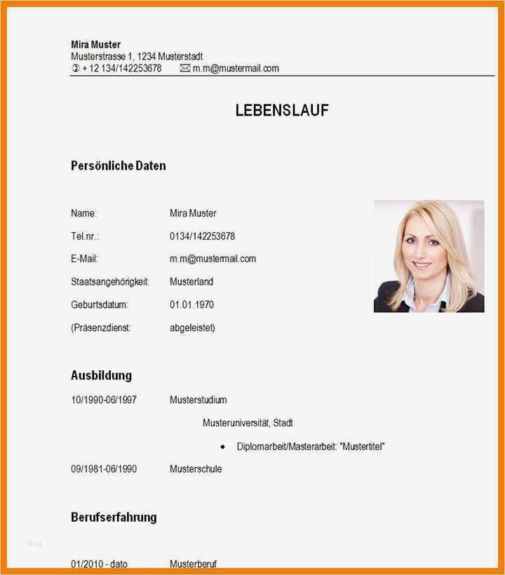 Lebenslauf Vorlage Klassisch Erstaunlich 13 Vorlage Lebenslauf Student