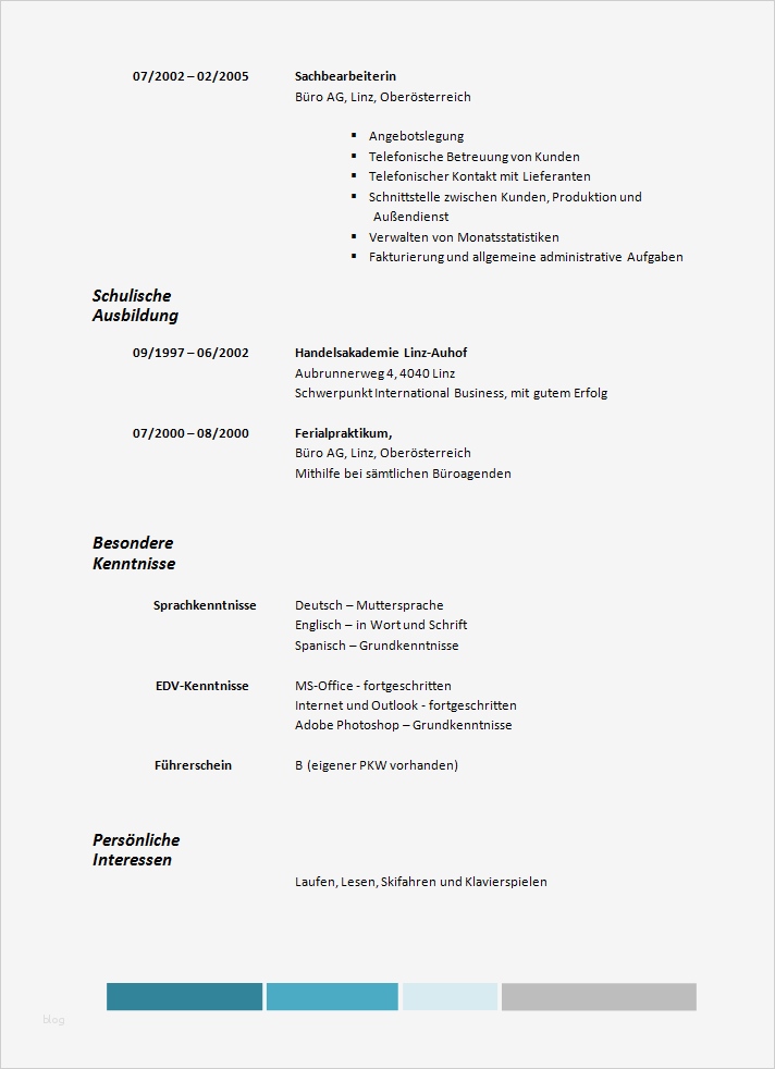 Lebenslauf Vorlage Klassisch Inspiration Lebenslaufvorlagen 2018 Zum Download Lebenslauf