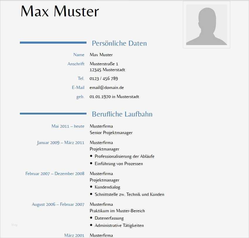 Lebenslauf Vorlage Max Mustermann Erstaunlich Handgeschriebener Lebenslauf Vorlage – Free Vorlagen