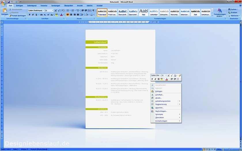 Lebenslauf Vorlage Schweiz Großartig Lebenslauf Vorlage Word & Open Fice Zum Herunterladen