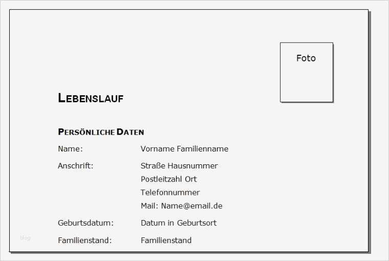 Lebenslauf Vorlage Schweiz Wunderbar Lebenslauf In Der Schweiz