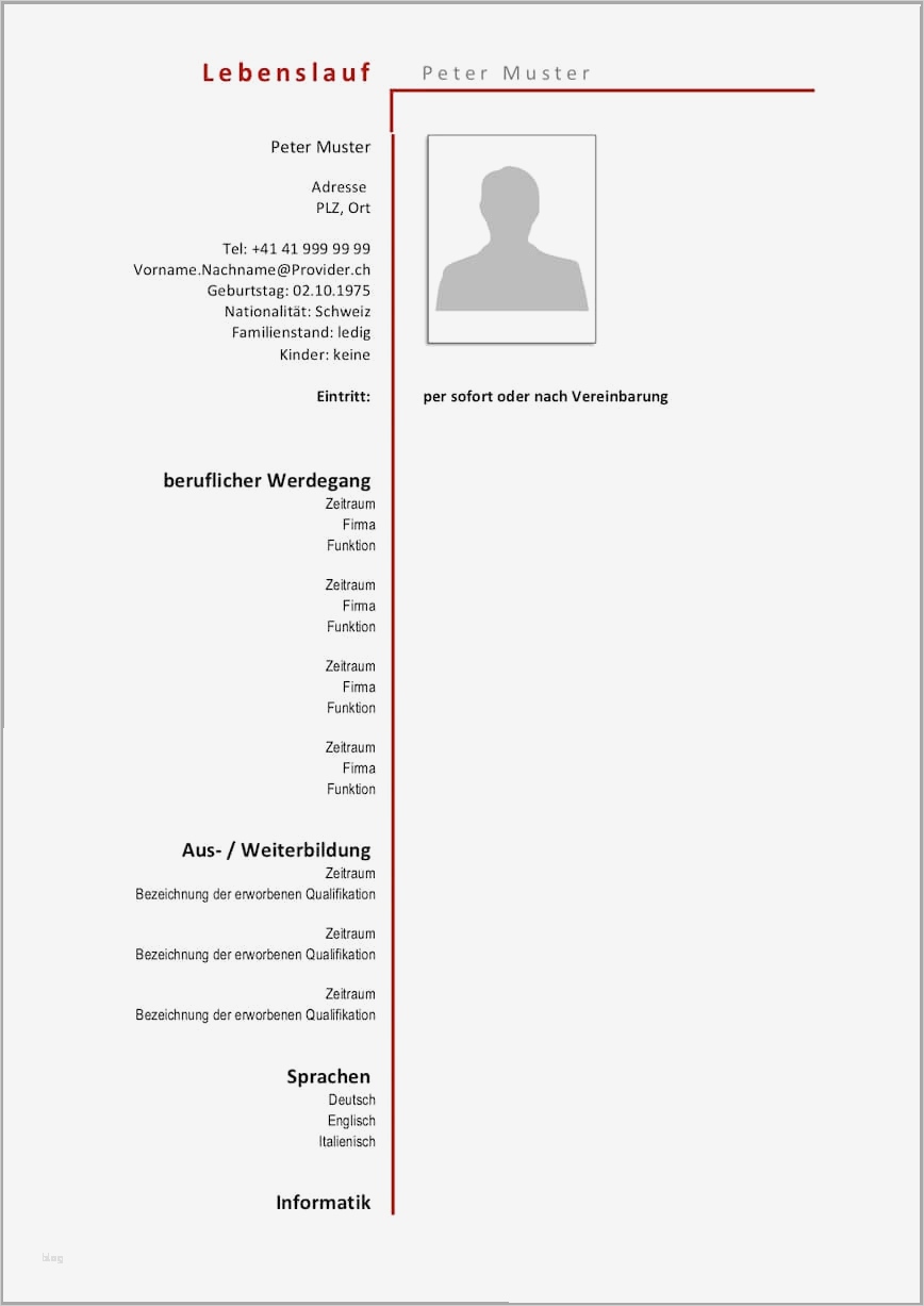 Lebenslauf Vorlage Word Modern Erstaunlich Lebenslauf Vorlagen & Muster Kostenlose Word Vorlage
