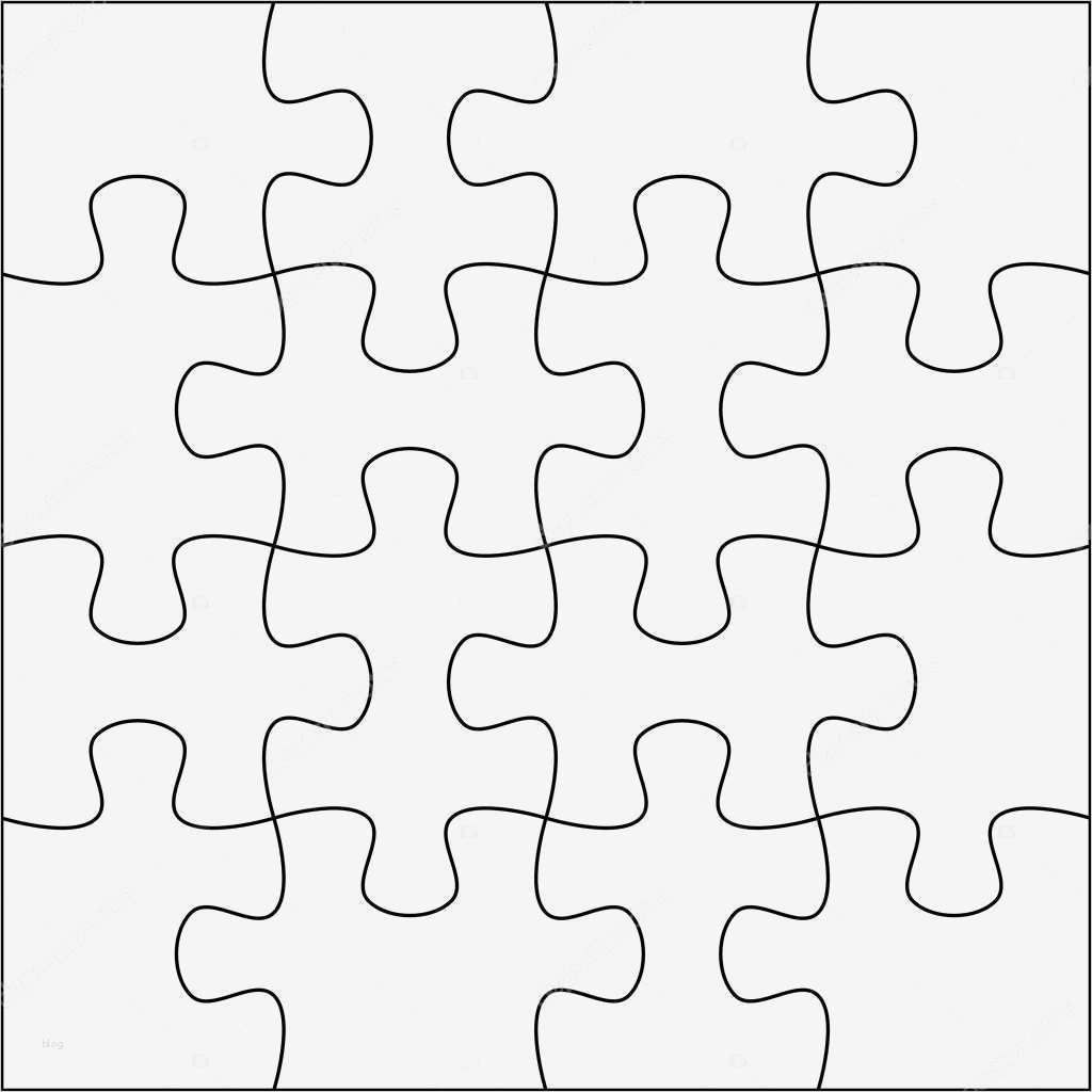 Puzzle Hintergrund Vorlage 4 x 4 — Stockfoto
