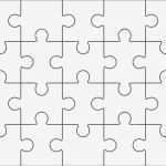 Leere Puzzle Vorlage Erstaunlich Jigsaw Puzzle Leere Vorlage 4 X 5 20 Stück — Stockvektor
