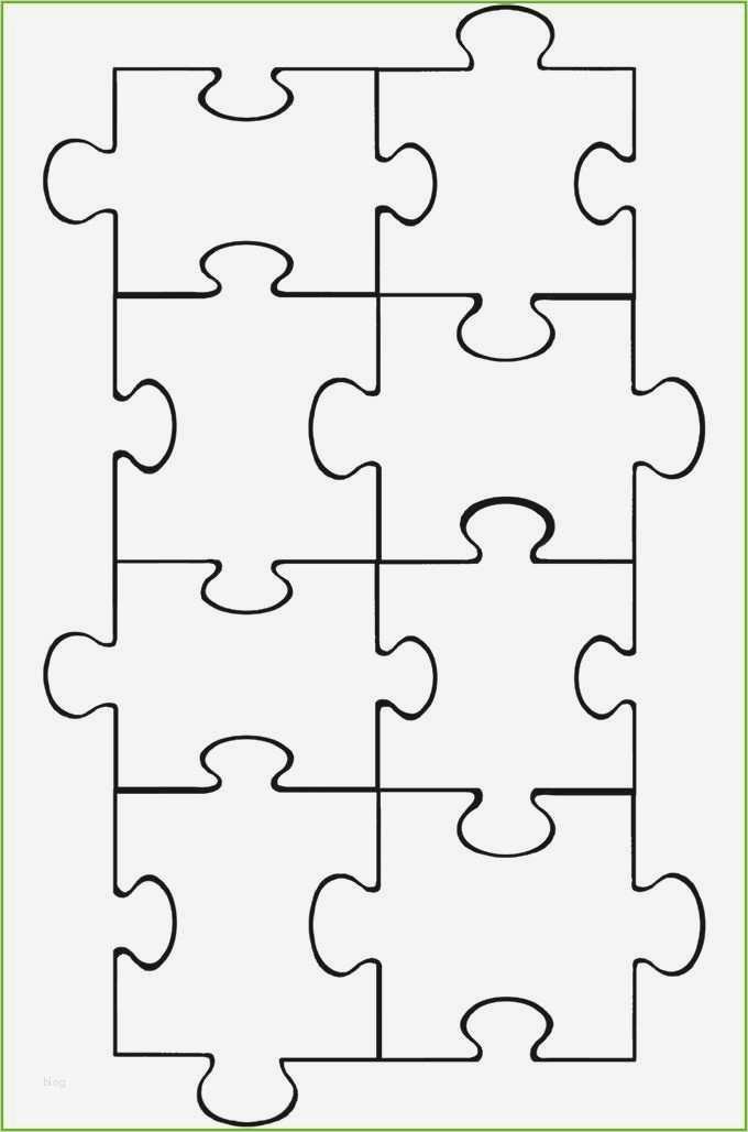 Leere Puzzle Vorlage Neu Fantastisch Puzzle Vorlage Fotos Vorlagen Ideen
