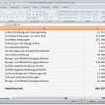 Leistungsverzeichnis Büroreinigung Vorlage Erstaunlich Summenblatt In Excel
