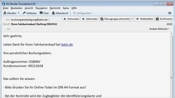 Leserbrief Schreiben Vorlage Luxus Deutsche Bahn Warnt Vor Gefälschte Buchungsbestätigungen