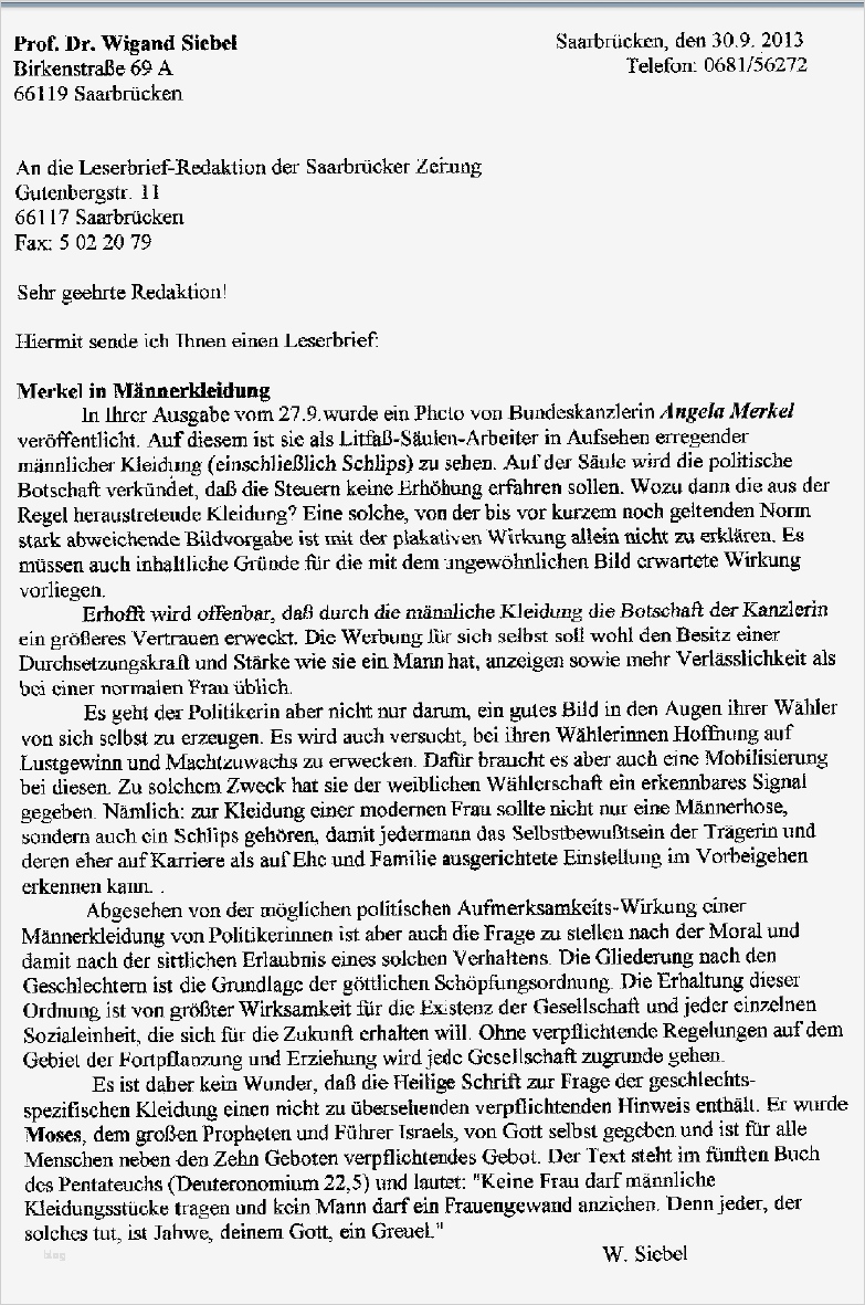 Leserbrief Schreiben Vorlage Neu Catholicissimo