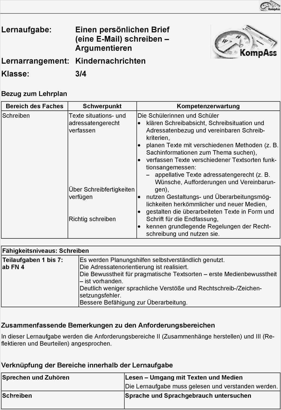 Leserbrief Schreiben Vorlage Süß Ausgezeichnet Beispiel Persönlicher Brief Bilder