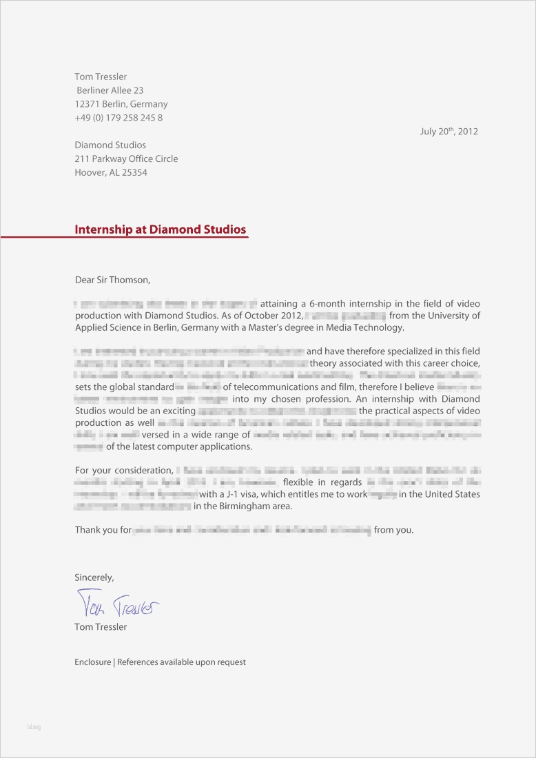 Letter Of Application Vorlage Schule Genial Anschreiben Bewerbung Englisch Coverletter Example Cv Muster