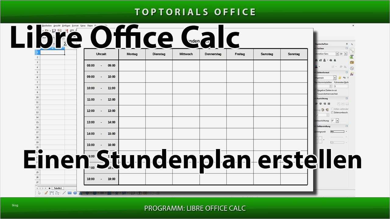 Libreoffice Vorlagen Präsentation Erstaunlich Stundenplan Tagesplan Zum Ausdrucken Erstellen