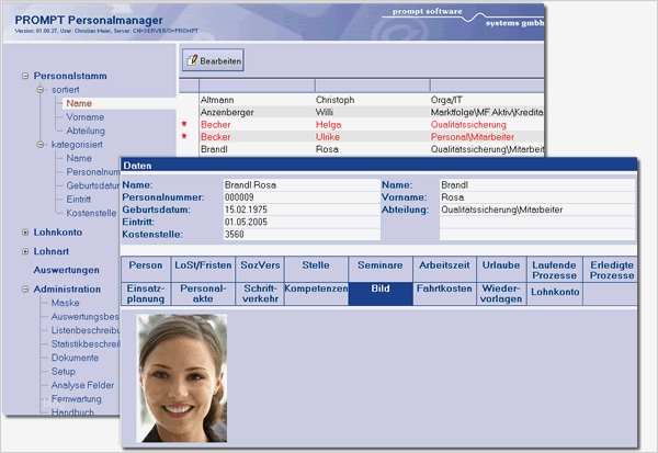 Lotus Notes PROMPT Personalmanager