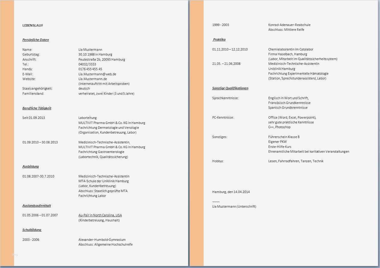 Lückenloser Lebenslauf Vorlage Süß Lückenloser Tabellarischer Lebenslauf Lebenslauf Beispiel