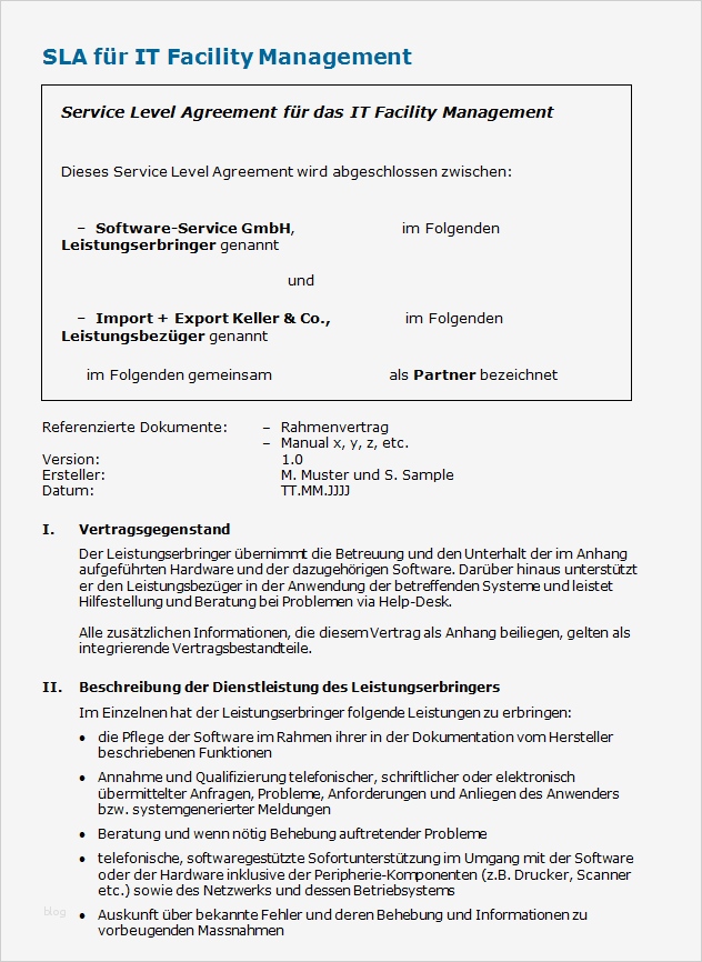 Managed Service Vertrag Vorlage Best Of tolle Vertrag Für Dienstleistungen Vorlage Ideen Bilder