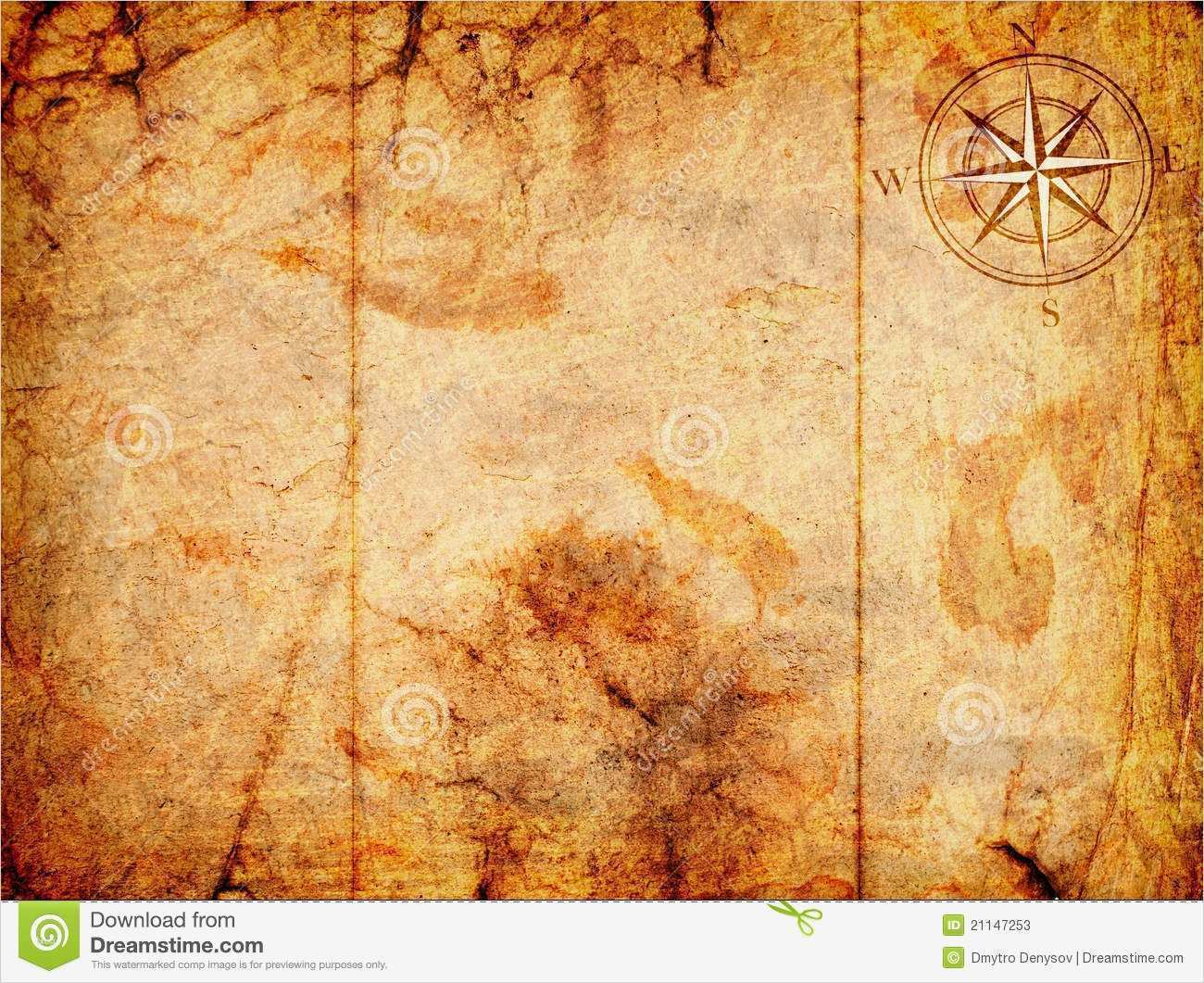 Manuskript Vorlage Word Neu Alte Karte Mit Einem Kompaß Stockfotos Bild