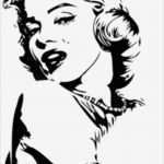 Marilyn Monroe Tattoo Vorlagen Bewundernswert Marilyn Monroe Silhouette Vinyl Wall Art Decal