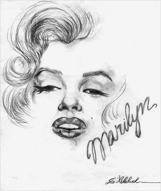 Marilyn Monroe Tattoo Vorlagen Hübsch Copia De Dibujo