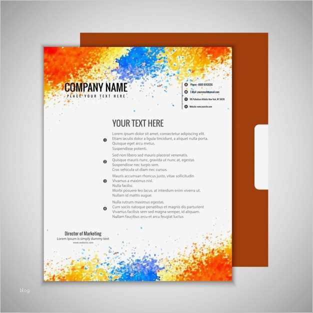 Marketing Briefing Vorlage Bewundernswert Bunte Briefkopf Vorlage