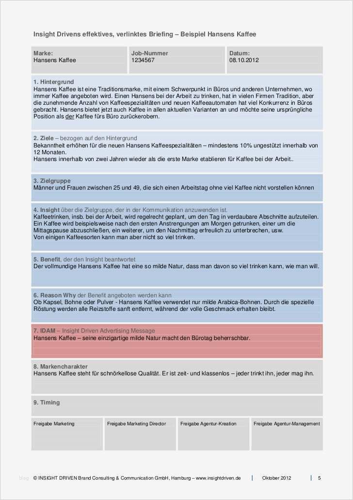 Marketing Briefing Vorlage Gut Agenturen Richtig Briefen White Paper Insight Driven Gmb H