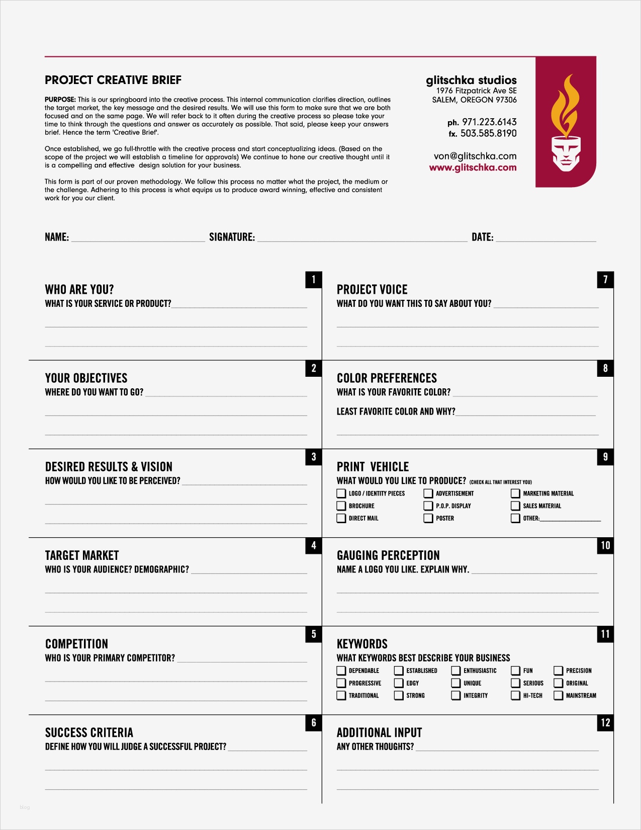 Marketing Briefing Vorlage Neu Marketing Creative Brief Google Search