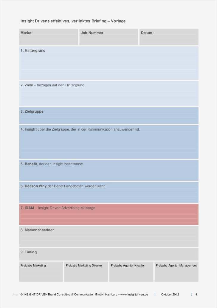 Marketing Briefing Vorlage Schönste Agenturen Richtig Briefen White Paper Insight Driven Gmb H