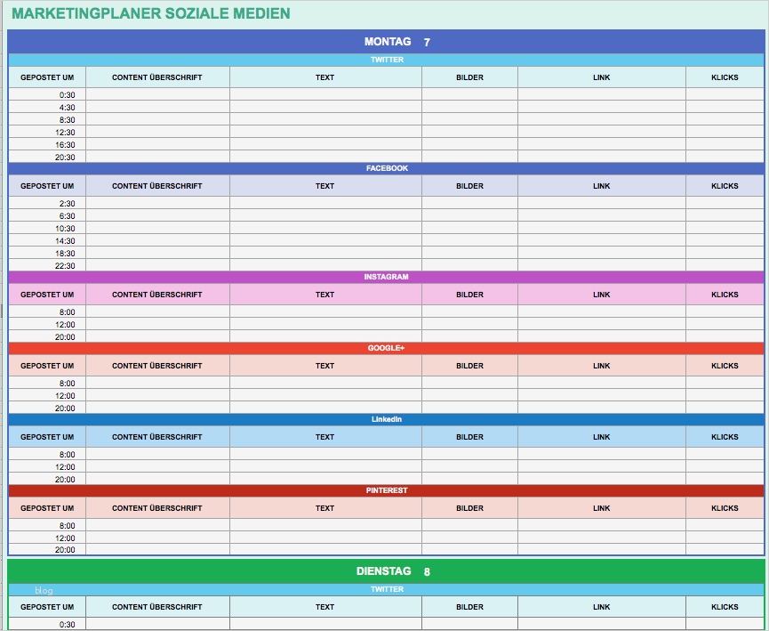 Marketing Plan Vorlage Schönste 9 Kostenlose Marketingkalender Excel Vorlagen Smartsheet