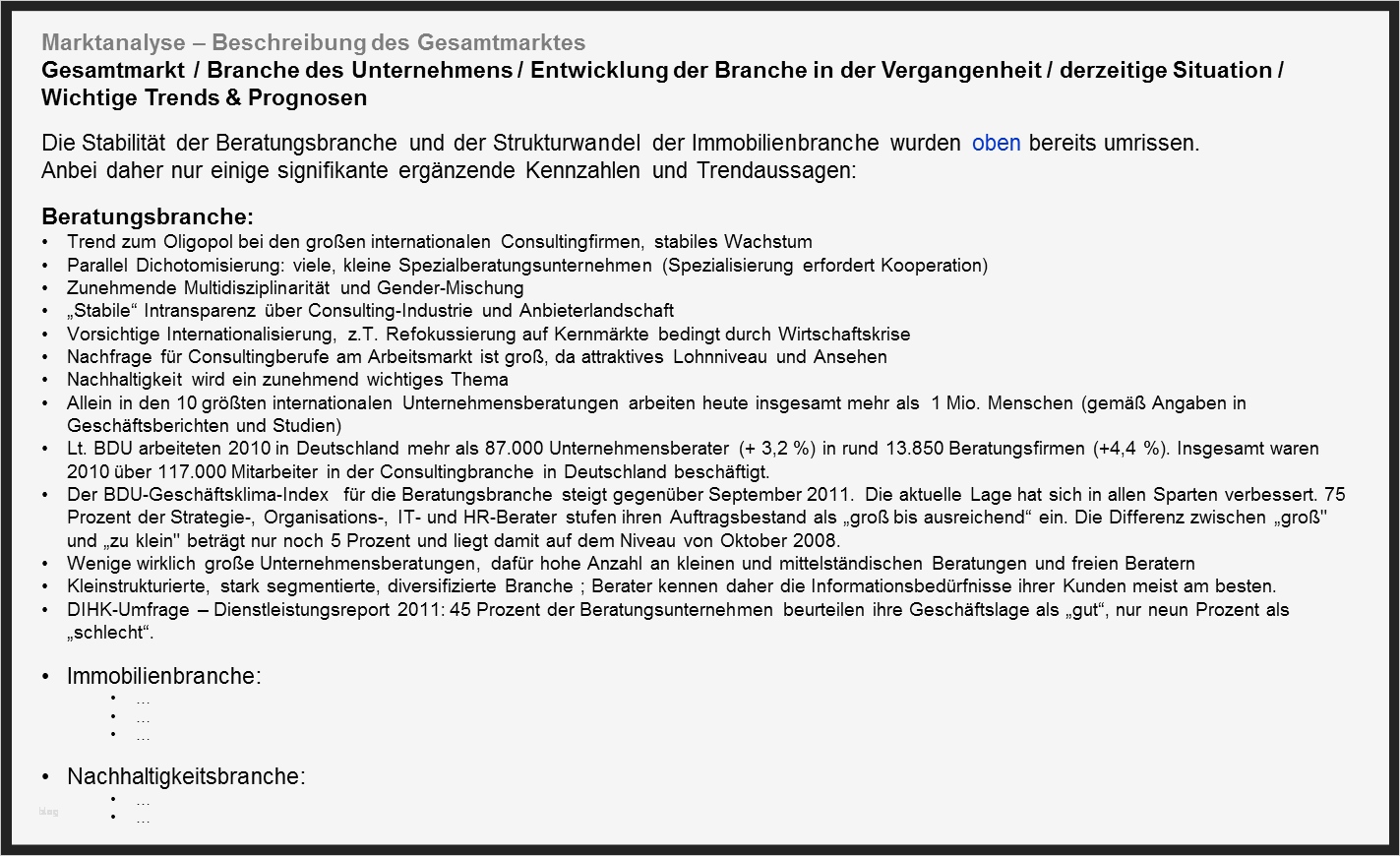 Marktanalyse Vorlage Pdf Inspiration Erfreut Beispielvorlage Für Die Marktanalyse