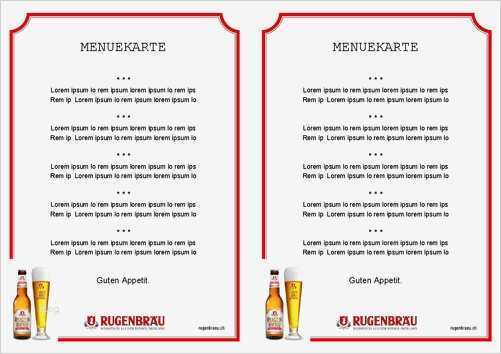 Menükarte Vorlage Pdf Bewundernswert Ziemlich Getränke Menü Vorlage Galerie