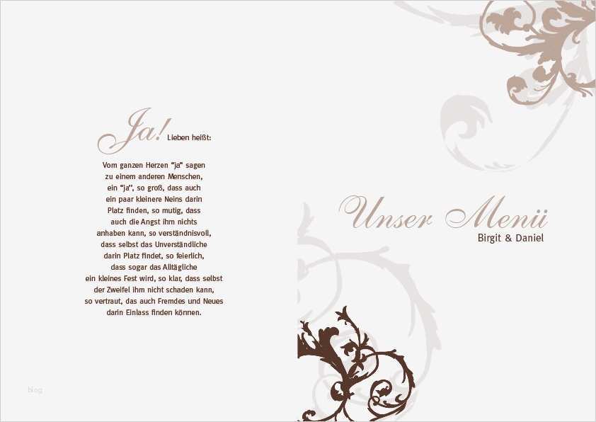 Menükarte Vorlage Pdf Erstaunlich Menükarten ornamente