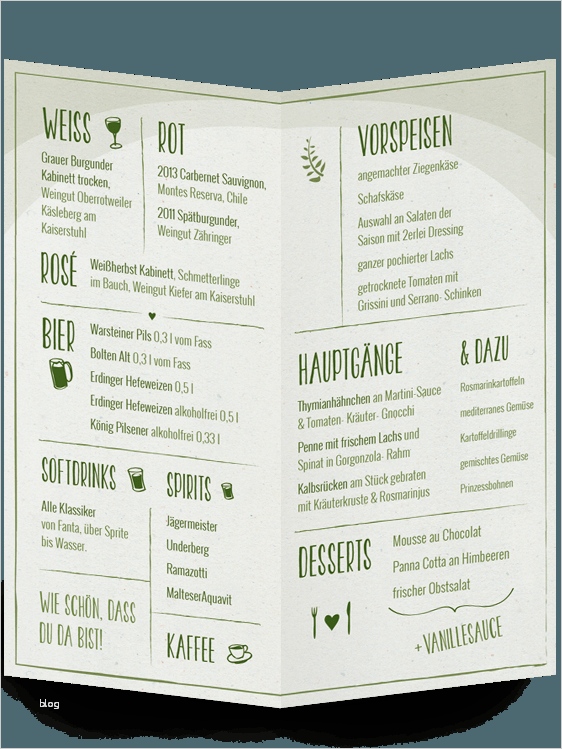 Menükarte Vorlage Pdf Schönste Menükarte “gartentraum“